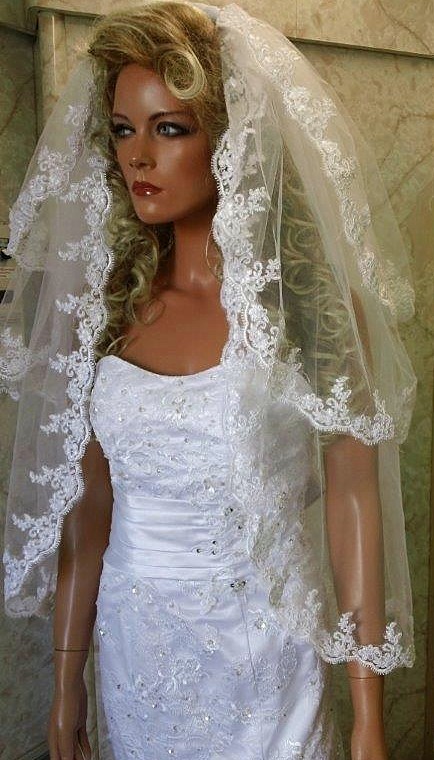 3 layer shop wedding veil